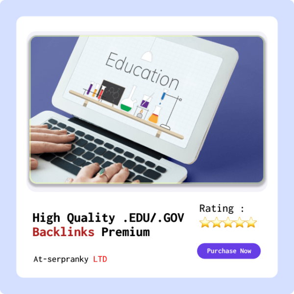 High Quality .EDU/.GOV backlinks Premium
